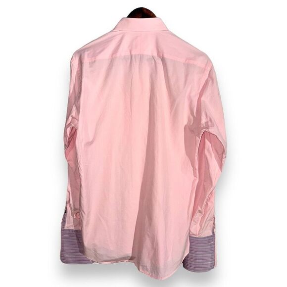 Pink Paul Smith Spread Collar French Cuff Dress Shirt M 16 - Picture 6 of 6